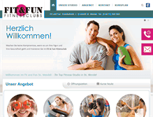 Tablet Screenshot of fit-fun-wnd.de